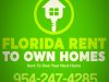 Florida Rent To Own Homes