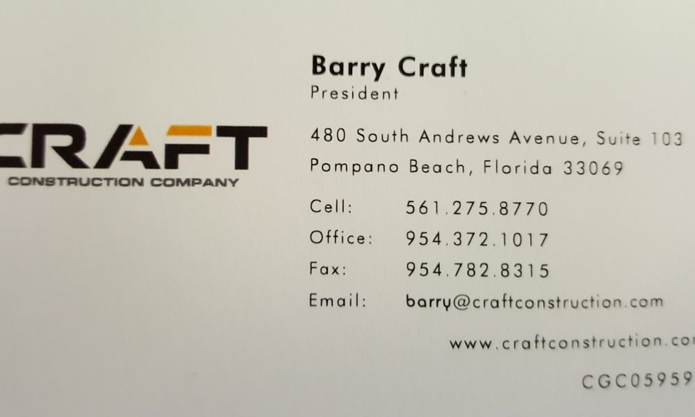 Craft Construction Company, LLC.