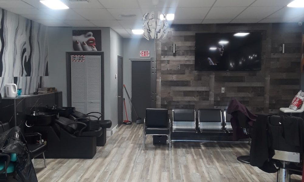 Concept barber shop and beauty salon