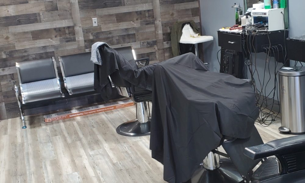 Concept barber shop and beauty salon