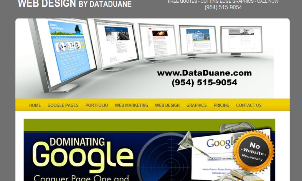 DataDuane Web design in Fort Lauderdale