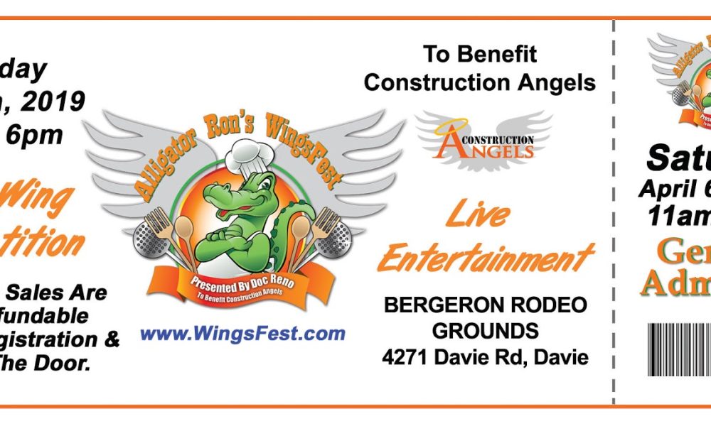 Alligator Ron's Wingsfest (Charity Festival for Construction Angels)