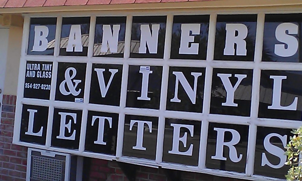 Ultra Tint, Glass & Signs