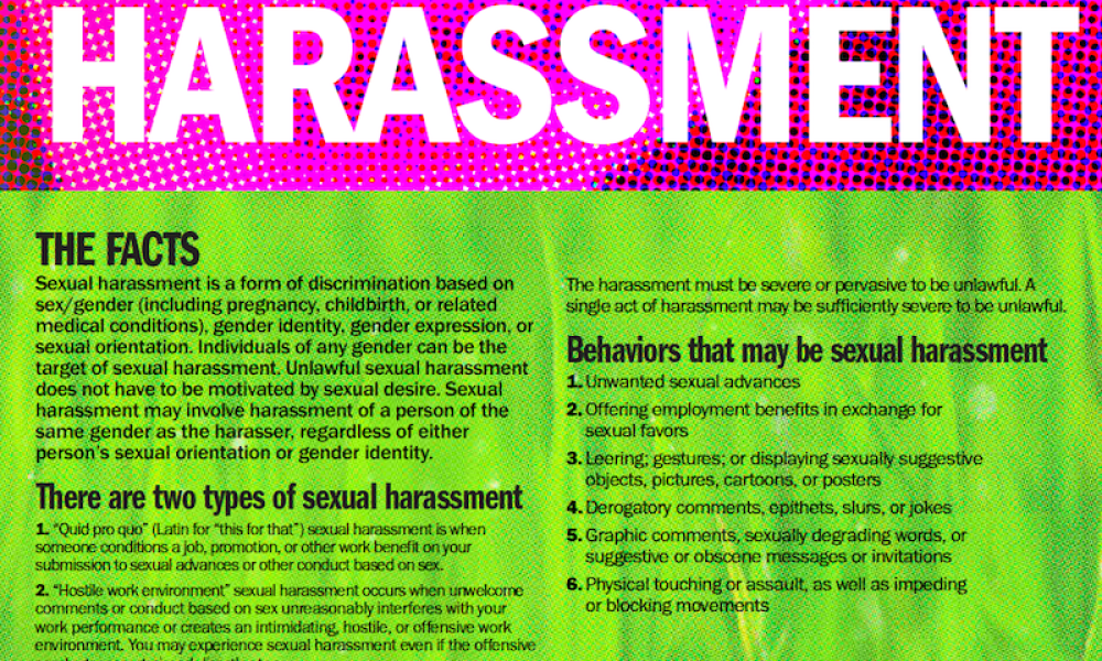 Harassment Alert