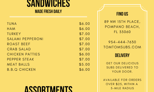 Tom-Tom Subs